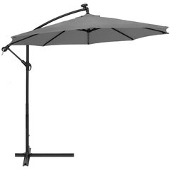 Садовый зонт с солнечной панелью Springos GU0046 300 CM цена и информация | Зонты, маркизы, стойки | 220.lv