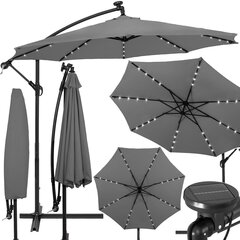 Садовый зонт с солнечной панелью Springos GU0046 300 CM цена и информация | Зонты, маркизы, стойки | 220.lv