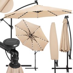 Садовый зонт с солнечной панелью Springos GU0047 300 CM цена и информация | Зонты, маркизы, стойки | 220.lv