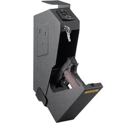 Оружейный сейф 7,3x19x35,5 см, черный цена и информация | Сейфы | 220.lv