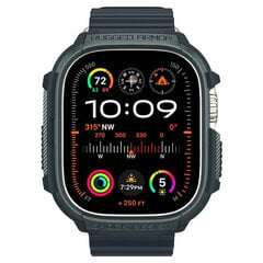 Чехол Spigen Rugged Armor для Apple Watch Ultra 1/2 (49 мм) - темно-зеленый цена и информация | Аксессуары для смарт-часов и браслетов | 220.lv