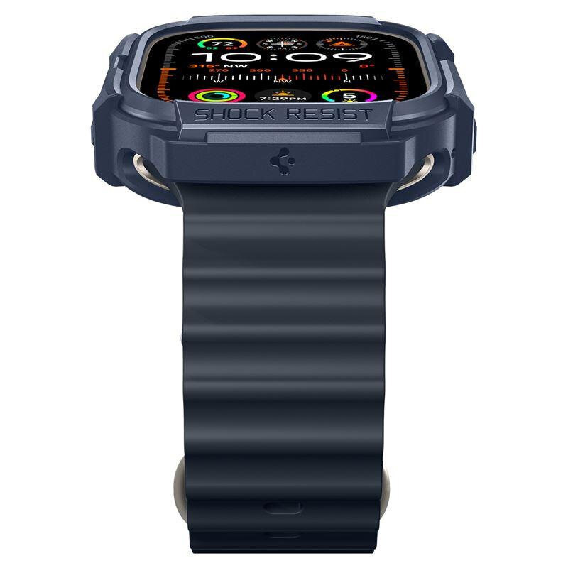 Spigen Apple Watch Ultra 1/2, zils cena un informācija | Viedpulksteņu un viedo aproču aksesuāri | 220.lv