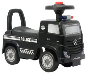 Bērnu stumjamais auto Mercedes Actros 3316TA, melns cena un informācija | Rotaļlietas zīdaiņiem | 220.lv