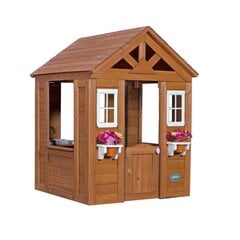 Деревянный садовый домик для детей цена и информация | Детские игровые домики | 220.lv