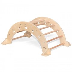 Montessori koka šūpoles - tilts Viga, 95x70x42 cm cena un informācija | Rotaļlietas meitenēm | 220.lv