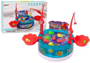 Magnētiskā zivju ķeršanas spēle ar skaņas un gaismas efektiem Lean Toys cena un informācija | Rotaļlietas zēniem | 220.lv