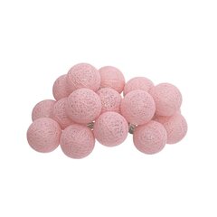 Cottonbals virtene rozā 16 gaismas cena un informācija | Interjera priekšmeti | 220.lv