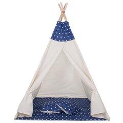 Tipi telts Springos TIP08, tumši zila cena un informācija | Teltis | 220.lv