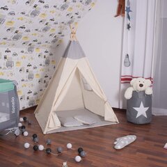 Палатка-типи Springos TIP10, серая цена и информация | Детские игровые домики | 220.lv