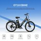 Elektriskais velosipēds OneSport OT18, 26", melns, 250W, 14.4Ah cena un informācija | Elektrovelosipēdi | 220.lv