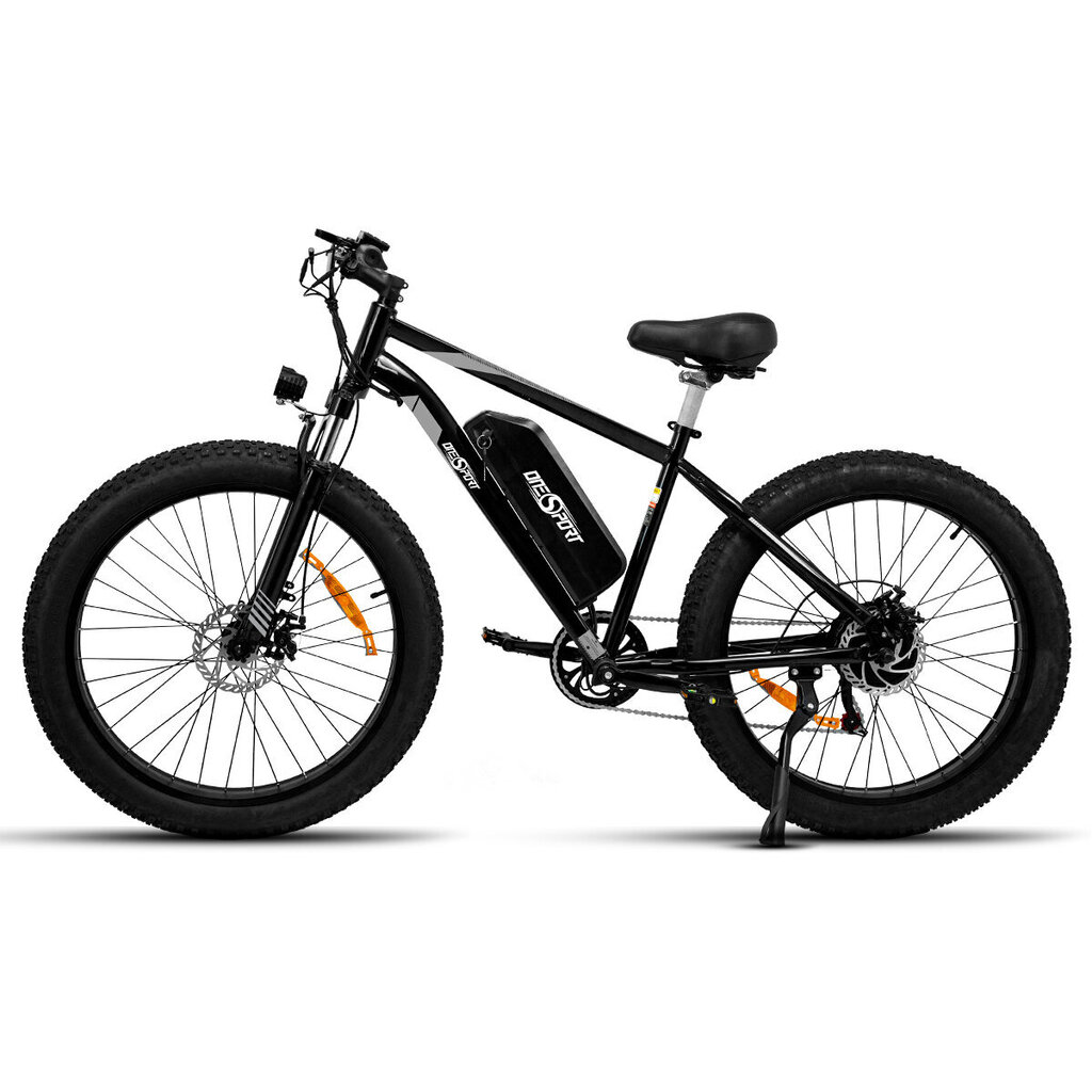 Elektriskais velosipēds OneSport OT15, 26", melns, 500W, 17Ah cena un informācija | Elektrovelosipēdi | 220.lv