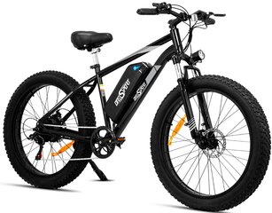 Электровелосипед OneSport OT15, 26", черный, 500Вт, 17Ач цена и информация | Электровелосипеды | 220.lv