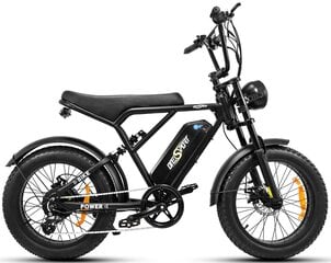 Elektriskais velosipēds OneSport ONES3 PRO, 20", melns, 500W, 17Ah cena un informācija | Elektrovelosipēdi | 220.lv