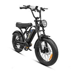 Электровелосипед OneSport ONES3 PRO, 20", черный, 500Вт, 17Ач цена и информация | Электровелосипеды | 220.lv