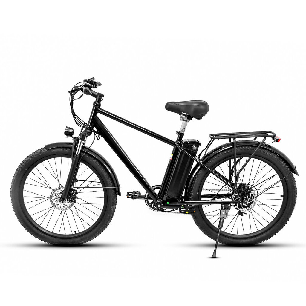 Elektriskais velosipēds OneSport OT13, 26", melns, 350W, 15Ah cena un informācija | Elektrovelosipēdi | 220.lv