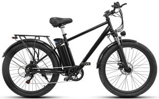 Elektriskais velosipēds OneSport OT13, 26", melns, 350W, 15Ah cena un informācija | Elektrovelosipēdi | 220.lv