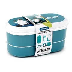 Moomin Bento Box pusdienu kaste ar galda piederumiem cena un informācija | Trauki pārtikas uzglabāšanai | 220.lv