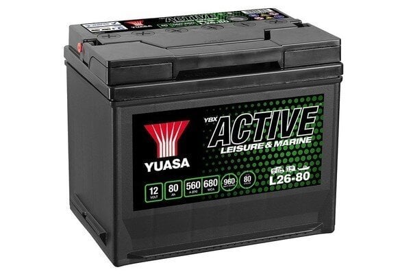 Akumulators Yuasa Leisure deep cycle g 80 Ah 12V cena un informācija | Akumulatori | 220.lv