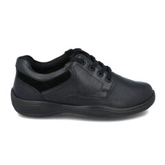 Очень широкие мужские туфли Jomos, чёрные цена и информация | Мужские ботинки | 220.lv