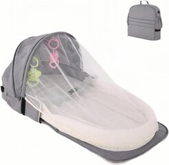 Компактный многофункциональный рюкзак-кроватка для ухода за ребенком, 90 x 43 см, разноцветный цена и информация | Детские кроватки | 220.lv