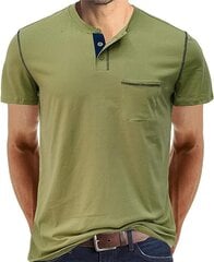 Мужская хлопковая футболка Cooleep, зеленая цена и информация | Мужские футболки | 220.lv