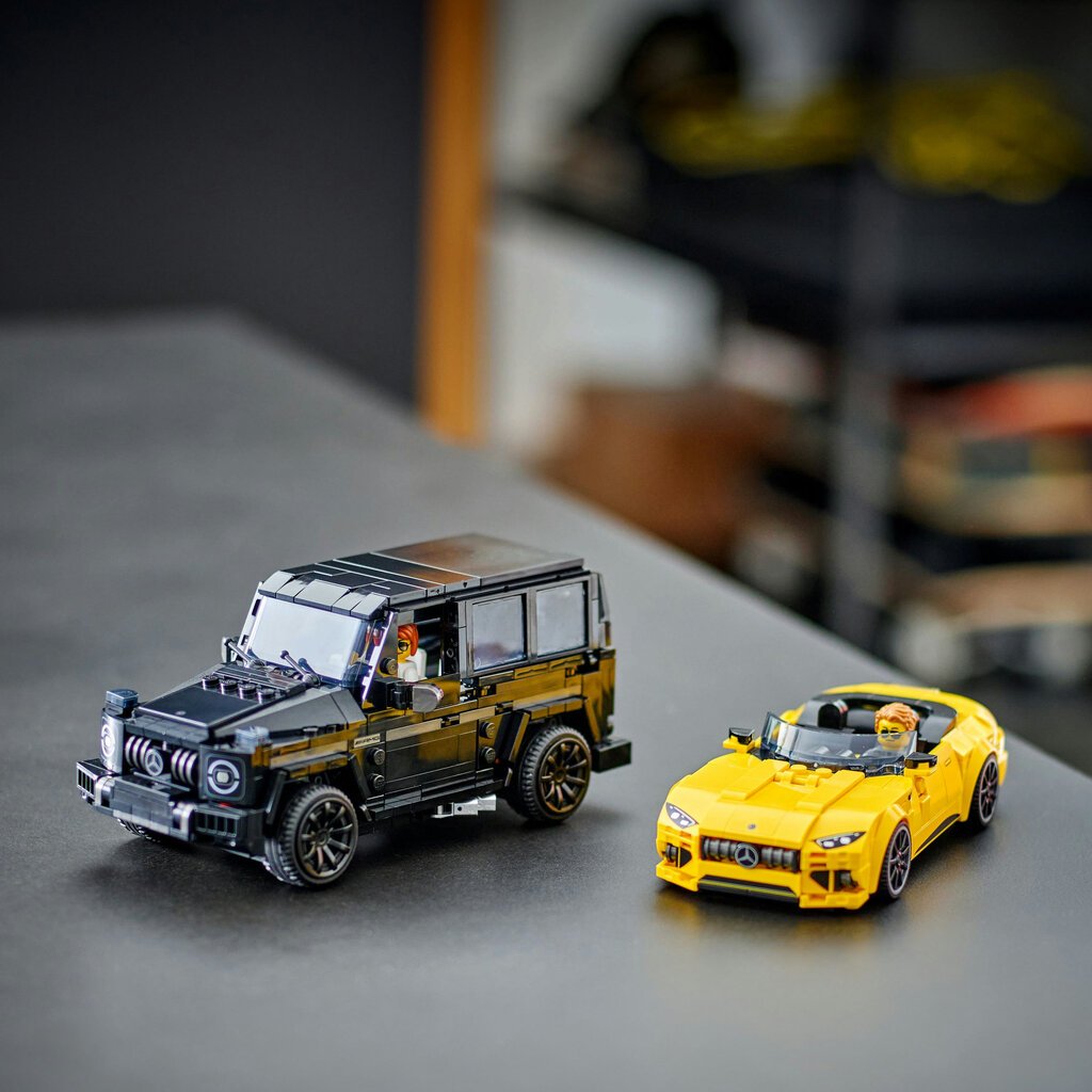 76924 LEGO® Speed Champions Automobiļi Mercedes-AMG G 63 un Mercedes-AMG SL 63 цена и информация | Konstruktori | 220.lv