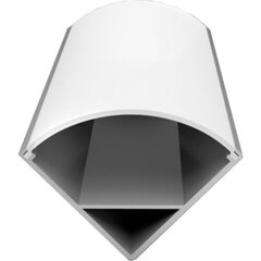 Угловой анодированный алюминиевый профиль для светодиодной ленты Visional, 1м x 15,8мм x 15,8мм, комплект из 2 шт. цена и информация | Светодиодные ленты | 220.lv