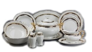Porcelāna galda servīze 6 personām, 26 gab., Marija Luīze no Thun 1794 a.s. cena un informācija | Trauki, šķīvji, pusdienu servīzes | 220.lv