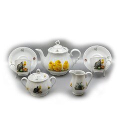 Tējas komplekts, 6 personām cena un informācija | Glāzes, krūzes, karafes | 220.lv