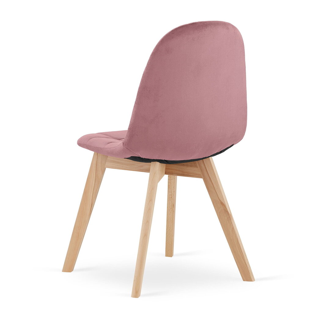 Krēsls Oskar Bora, rozā krāsā cena un informācija | Virtuves un ēdamistabas krēsli | 220.lv
