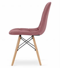 Krēsls Oskar Dumo, rozā krāsā cena un informācija | Virtuves un ēdamistabas krēsli | 220.lv