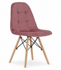 Krēsls Oskar Dumo, rozā krāsā cena un informācija | Virtuves un ēdamistabas krēsli | 220.lv