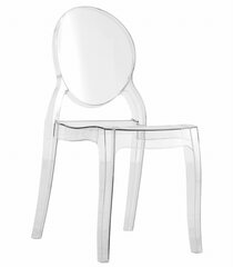 2 krēslu komplekts Oskar Sofia, caurspīdīgs cena un informācija | Virtuves un ēdamistabas krēsli | 220.lv
