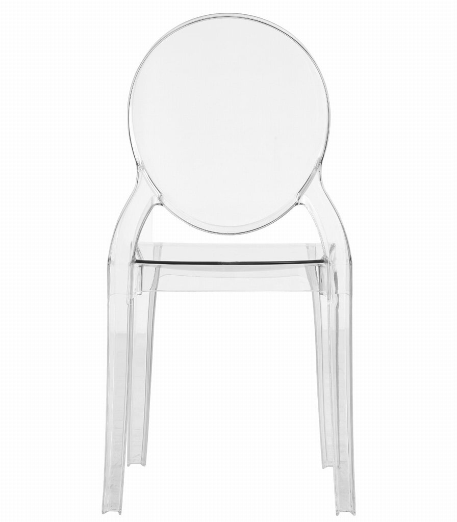 4 krēslu komplekts Oskar Sofia, caurspīdīgs цена и информация | Virtuves un ēdamistabas krēsli | 220.lv