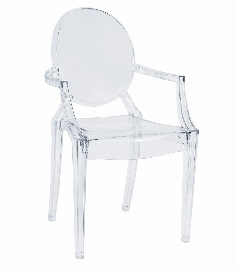4 krēslu komplekts Oskar Busan, caurspīdīgs cena un informācija | Virtuves un ēdamistabas krēsli | 220.lv