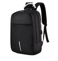 Водонепроницаемый рюкзак для ноутбука 16 дюймов, черный цена и информация | Рюкзаки, сумки, чехлы для компьютеров | 220.lv