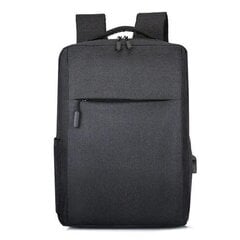Городской рюкзак для ноутбука, черный цена и информация | Рюкзаки, сумки, чехлы для компьютеров | 220.lv