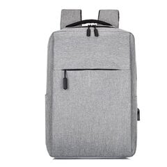 Городской рюкзак для ноутбука, серый цена и информация | Рюкзаки, сумки, чехлы для компьютеров | 220.lv
