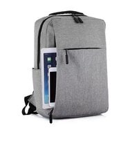 Городской рюкзак для ноутбука, серый цена и информация | Рюкзаки, сумки, чехлы для компьютеров | 220.lv
