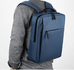 Городской рюкзак для ноутбука, синий цена и информация | Рюкзаки, сумки, чехлы для компьютеров | 220.lv