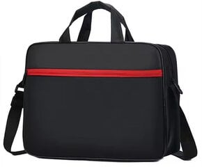 Сумка для 15,6-дюймового ноутбука, черная цена и информация | Рюкзаки, сумки, чехлы для компьютеров | 220.lv