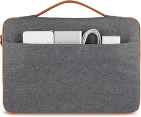 Чехол для ноутбука 15,6 дюйма, серый цена и информация | Рюкзаки, сумки, чехлы для компьютеров | 220.lv
