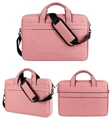 Женская сумка/кейс для ноутбука 15,6 дюймов, темно-розовый цена и информация | Рюкзаки, сумки, чехлы для компьютеров | 220.lv
