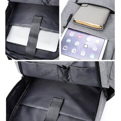 Рюкзак для ноутбука 15,6 дюймов, синий цена и информация | Рюкзаки, сумки, чехлы для компьютеров | 220.lv