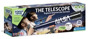 Bērnu teleskops Clementoni Scientific Nasa cena un informācija | Attīstošās rotaļlietas | 220.lv