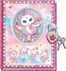 Дневник с замочком Pulio Pecoware Cat Ballerina цена и информация | Тетради и бумажные товары | 220.lv