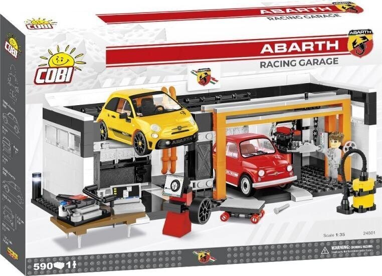 Konstruktora bloki Abarth garāža Cobi, 590 d. цена и информация | Konstruktori | 220.lv