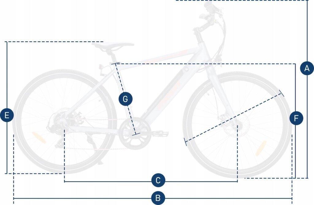 Elektriskais velosipēds Jobobike Viva 18' цена и информация | Elektrovelosipēdi | 220.lv