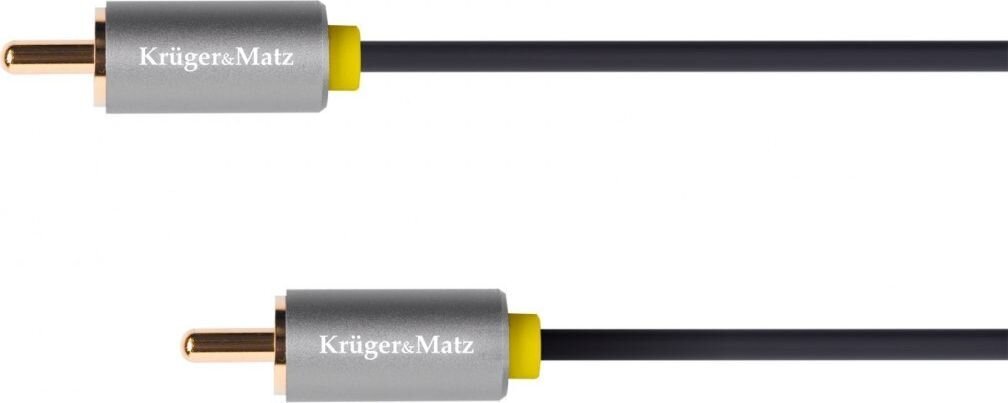 Kruger&mMtz basic 1rca-1rca, 1 m kabelis цена и информация | Kabeļi un vadi | 220.lv