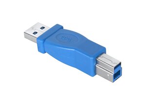 USB 3.0 savienotājs, spraudnis A - spraudnis B, zils cena un informācija | Adapteri un USB centrmezgli | 220.lv